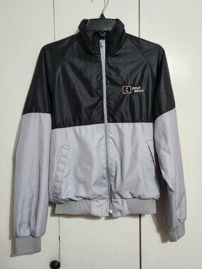 Vintage Swingster Ditch Witch Jacket Medium USA Colorblock Full Zip Windbreaker